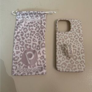 Loopy Case IPhone 15 Pro Max-Taupe Leopard